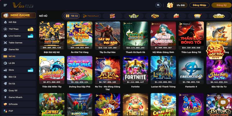 Tổng hợp sản phẩm cá cược tại VIN88